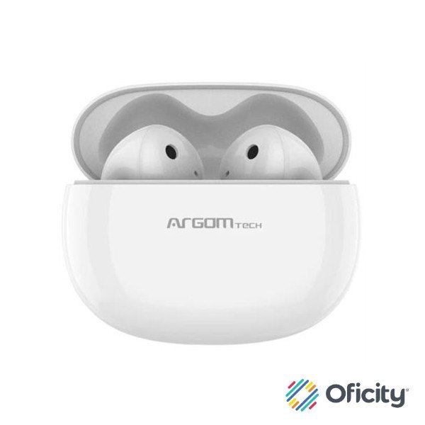 Audífonos Argomtech Skeipods E55 Inalámbricos Control Táctil Color Rosa