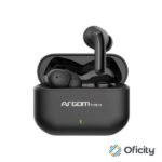 Audifonos Argomtech Inalámbricos Skeipods E85 Control Táctil Resistente al Agua Carga Rápida Bluetooth 5.3 Color Negro