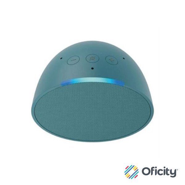 Bocina Inteligente Alexa Amazon Echo Pop Proyección Frontal de 1.95" Wi-Fi/Bluetooth Color Verde Azulado