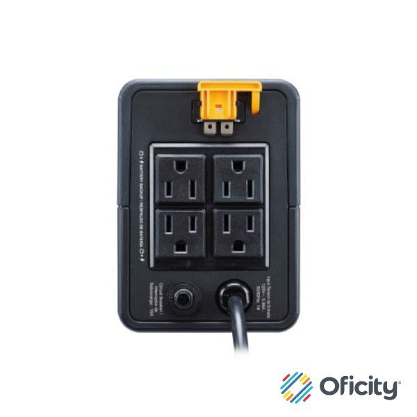 Back UPS APC 700VA/120V AVR Carga USB 4 NEMA 5-15R