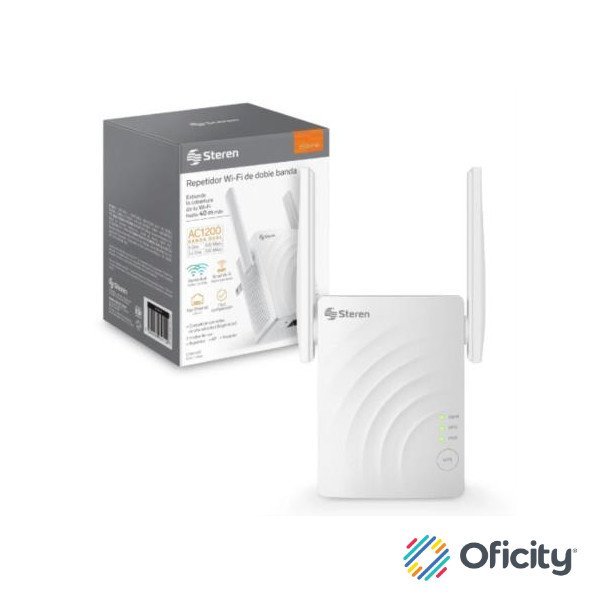 Ruteador Steren Wi-Fi Doble Banda 2.4GHz-5GHz Hasta 40m de Cobertura