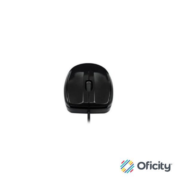 Mouse Easy Line Óptico Alámbrico USB 1200dpi Color Negro