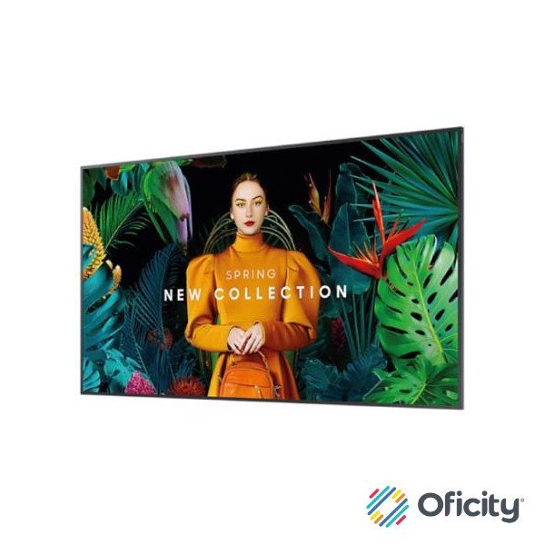 Pantalla Samsung 55" Smart Signage LFD Monitor Edge Led BLU UHD Resolución 3840x2160 Panel VA HDMI/USB/RJ