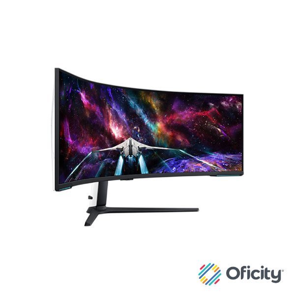 Monitor Samsung Mini LED 57 pulgadas Curvo FHD Resolucion 7680 x 2160 Panel VA