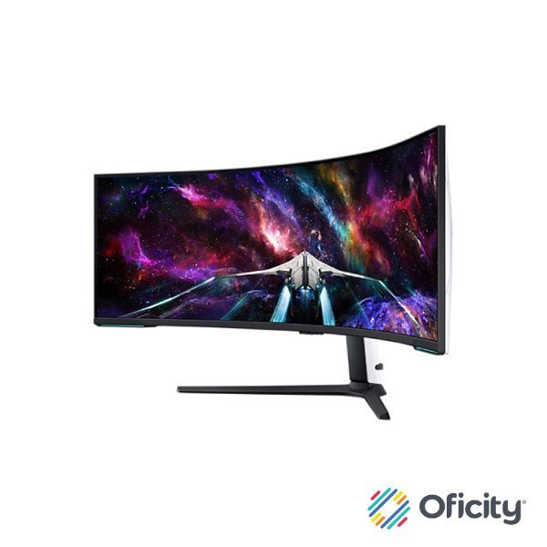 Monitor Samsung Mini LED 57 pulgadas Curvo FHD Resolucion 7680 x 2160 Panel VA