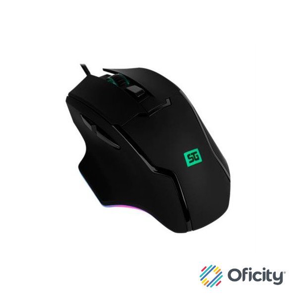 Mouse Vorago Start The Game MO-504 Iluminación RGB Software Configurable Hasta 6400dpi USB Negro