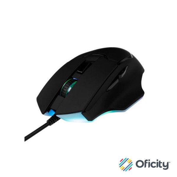 Mouse Vorago Start The Game MO-504 Iluminación RGB Software Configurable Hasta 6400dpi USB Negro