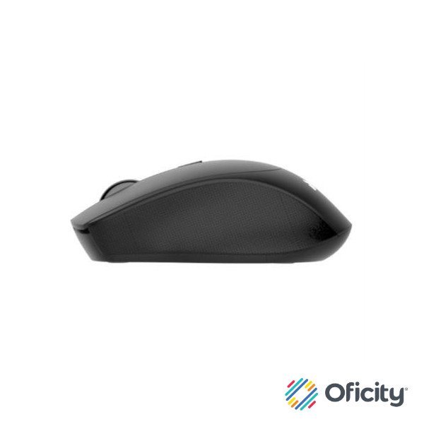 Mouse Nextep Inalámbrico Ergónomico USB 1600 dpi Batería Incluida Color Negro