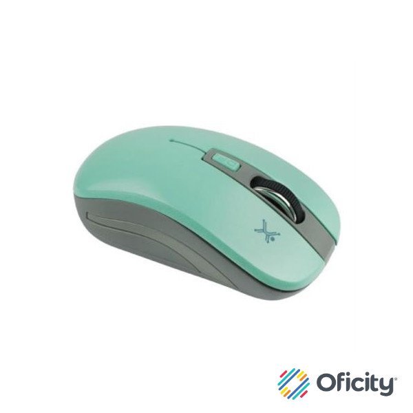 Mouse Inalámbrico Perfect Choice Essential Ajustable 800-1200-1600dpi Color Turquesa