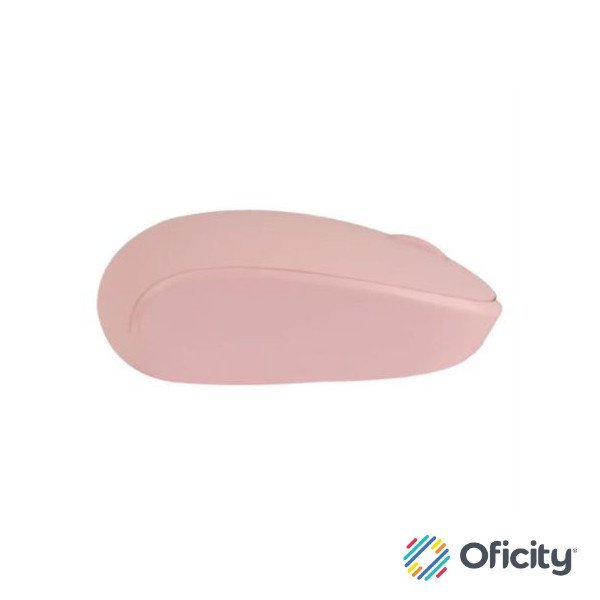 Mouse Inalámbrico Perfect Choice Whisper 2.4 GHz Conector Dual USB C/A Alcance 10m Color Rosa