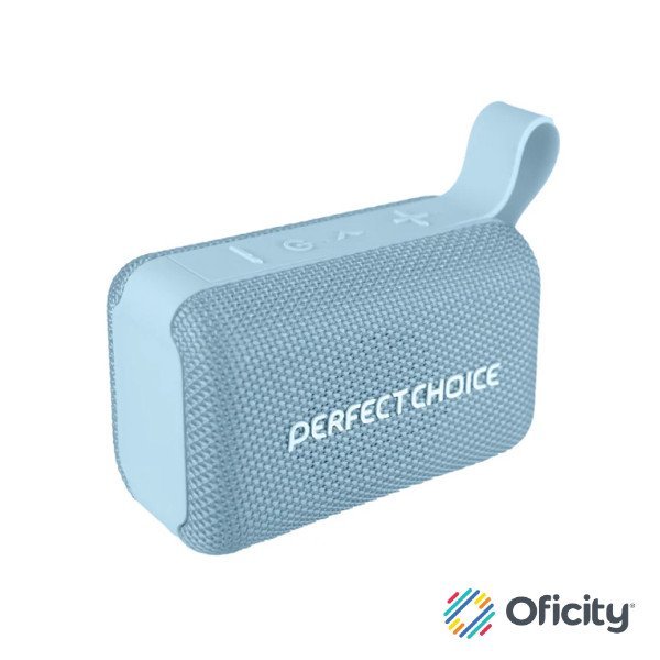 BOCINA PORTATIL PERFECT CHOICE INALAMBRICA SUGARY - AZUL