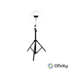 ARO DE LUZ PERFECT CHOICE DE 10 PARA STREAMING CON BASE EXPANDIBLE Y TRIPIE
