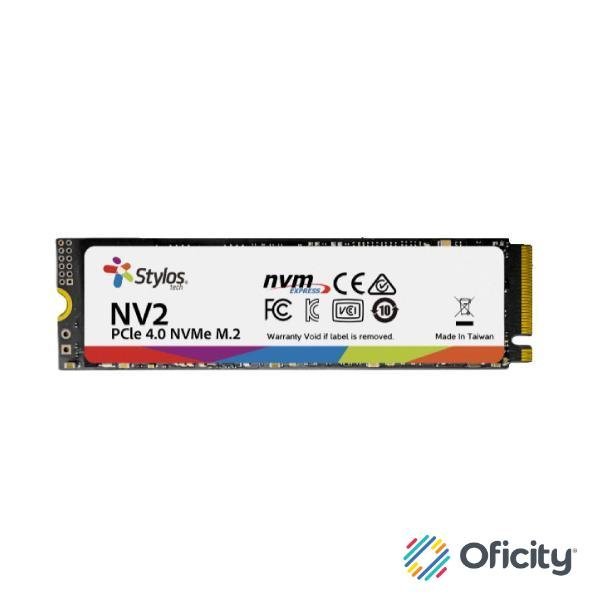 SSD Stylos NVMe 1TB M.2 2500 MB/s Escritura 3000 MB/s Lectura PCI Express 3.0
