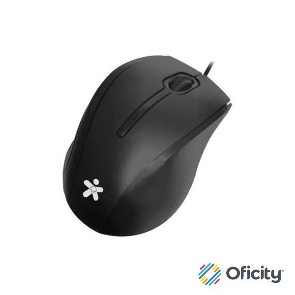 Mouse Stylos Tech Alámbrico Conexión USB 1000 dpi Color Negro