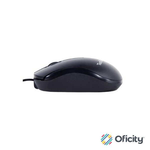 Mouse Alámbrico TechZone 1000 DPI 3 Botones 1.35m Conexion USB Color Negro