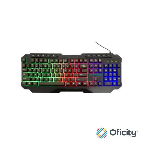 Kit Gamer Vortred Alámbrico 4 en 1 Gear Up Color Negro