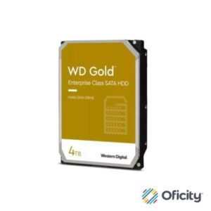 Disco Duro Interno Western Digital Gold Enterprise 4TB 3.5" 7200RPM SATA lll 6Gbit/s Caché 256MB para Data Center