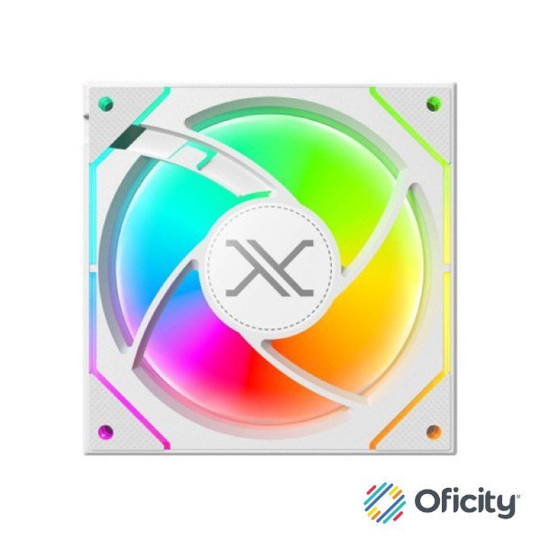 Kit Gamer 3 Ventiladores Xzeal XZ1115 ARGB 25dB 1200RPM 120mm Negro