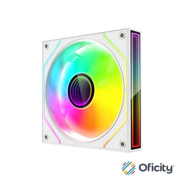 Kit Gamer 3 Ventiladores Xzeal XZ1115 ARGB 25dB 1200RPM 120mm Negro