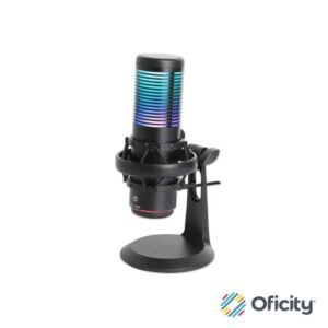 Micrófono Manhattan Omnidireccional USB con LED RGB y cancelación de ruido