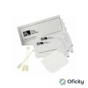 Kit de limpieza Zebra para ZXP Serie 7 (60mil impresiones) 12 tarjetas de limpieza 12 hisopos y 3 tarjetas adhesivas
