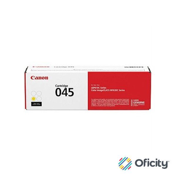 TONER CANON 045 Y AMARILLO para ImageClass Series MF630C/LBP610C (1300 Pag)