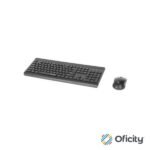Teclado y Mouse Optico Inalambrico Manhattan 2.4G Negro combo