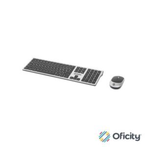 Teclado y Mouse Manhattan Optico Inalambrico 2.4G Negro combo