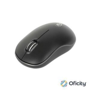 Mouse Optico Inalambrico Manhattan 3 botones 2.4G Negro