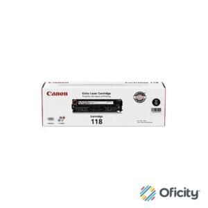 TONER CANON 118 BK NEGRO para ImageClass Series LBP7200Cdn / LBP7660Cdn / MF8350Cdn / MF8380Cdw / MF8580Cdw / MF726Cdw /
