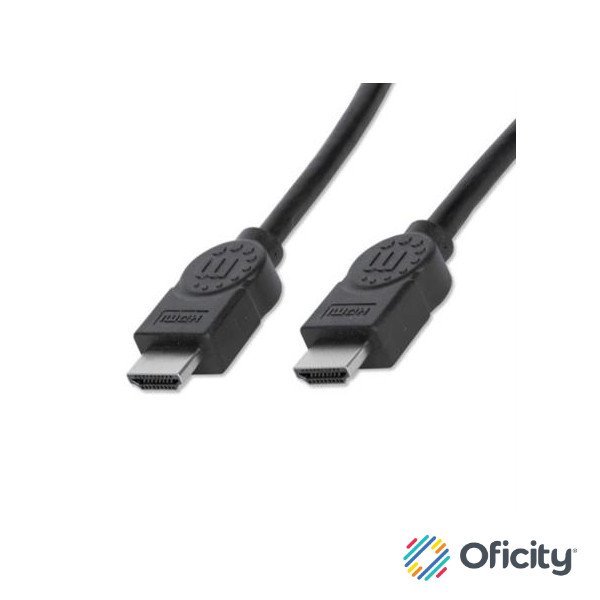 Cable Manhattan HDMI 1.3 M-MAlta Velocidad Blindado 5m Color Negro