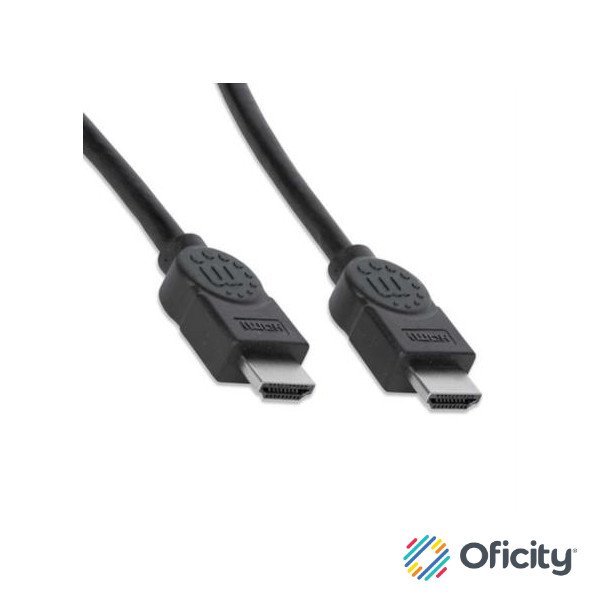 Cable Manhattan HDMI 1.3 M-MAlta Velocidad Blindado 5m Color Negro