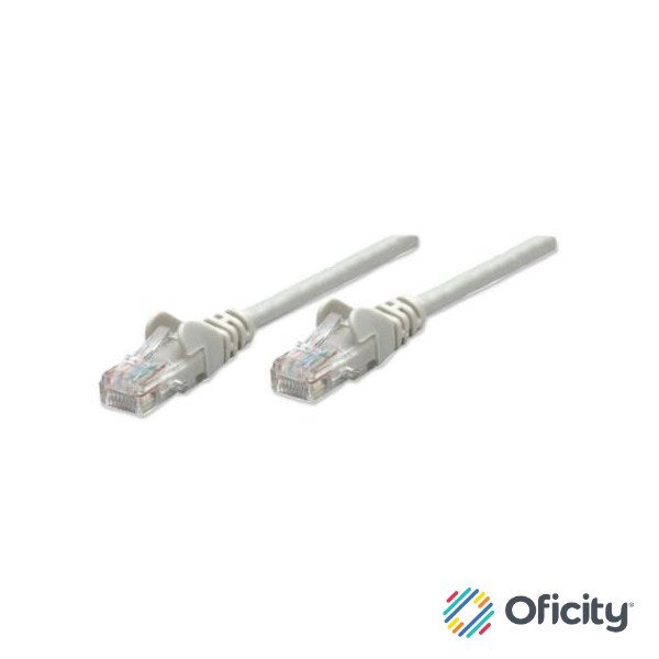 Cable Intellinet Red Cat5e UTP RJ45 M-M 30m Color Gris