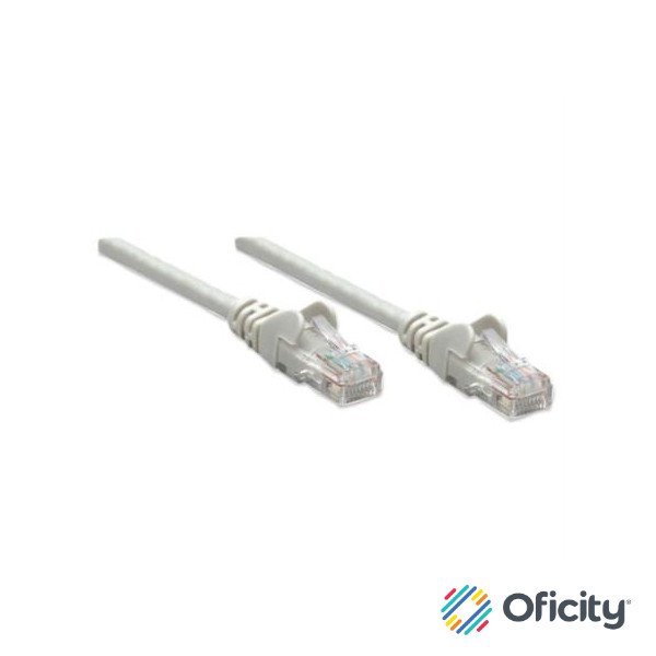 Cable Intellinet Red Cat5e UTP RJ45 M-M 30m Color Gris