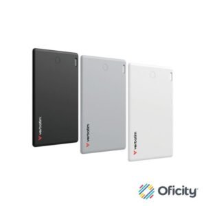 Localizador Verbatim My Finder Bluetooth Tarjeta 3 pack Negro Gris y Blanco