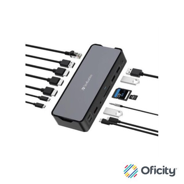Docking Verbatim USB-C Pro 15 en 1