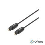 Cable Manhattan Audio Digital Óptico Toslink M-M 2m Color Negro