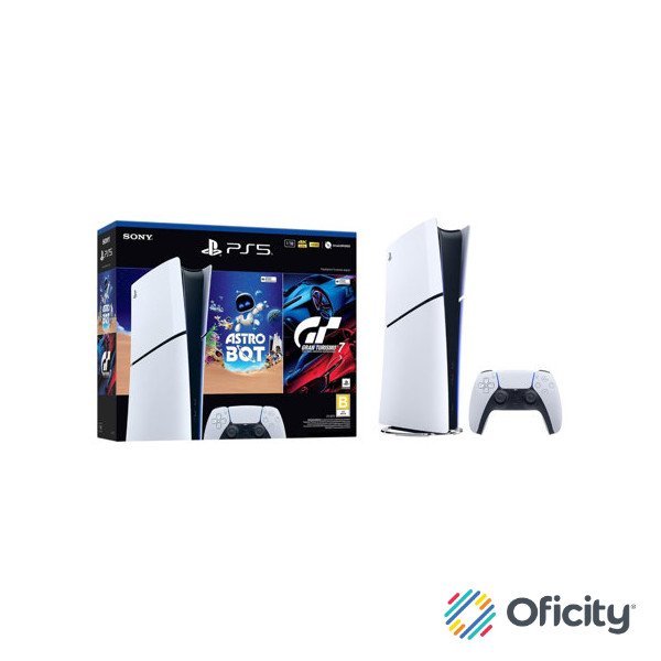 Playstation Paquete PS5 Digital con Astro Bot y Gran Turismo 7