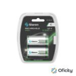 Paquete de Baterías Steren NIMH Recargables USB-C 1.2Vcc 3000mAh