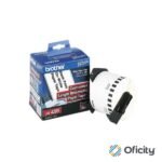 Cinta Etiquetadora Brother DK4205 Continua Removible Blanca 62mmx30.4m 300 Etiquetas