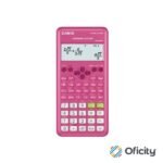 Calculadora Cientifica Casio mas de 250 funciones FX-82LAPLUS2 para primaria y secundaria rosa 4 lineas VPAM