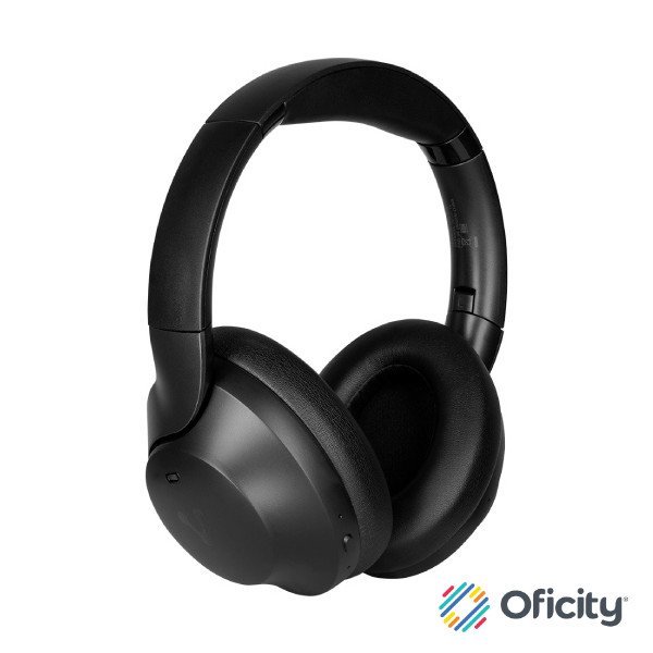 Diadema Vorago bluetooth 5.0 con ANC 60 hrs de autonomia con sonido premium super bass y baja latencia