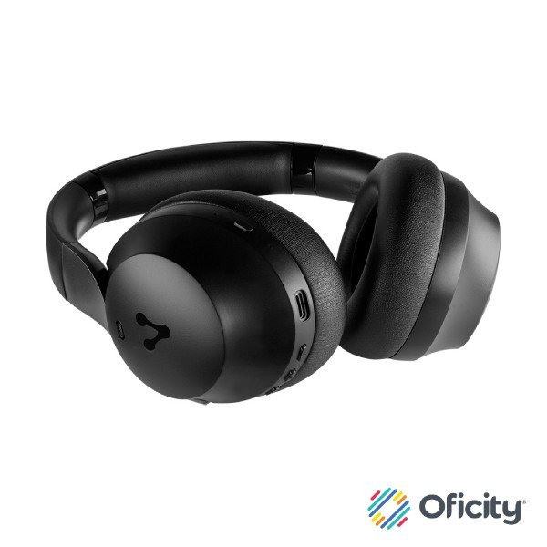 Diadema Vorago bluetooth 5.0 con ANC 60 hrs de autonomia con sonido premium super bass y baja latencia