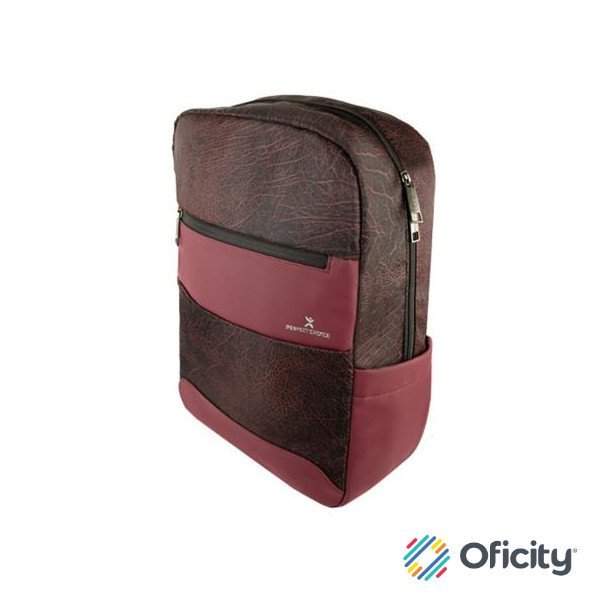 Mochila Perfect Choice Phenix para Laptop 15.6"-17" Color Tinto