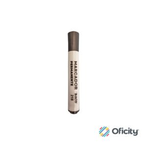 Marcador Permanente Baco Negro MR189