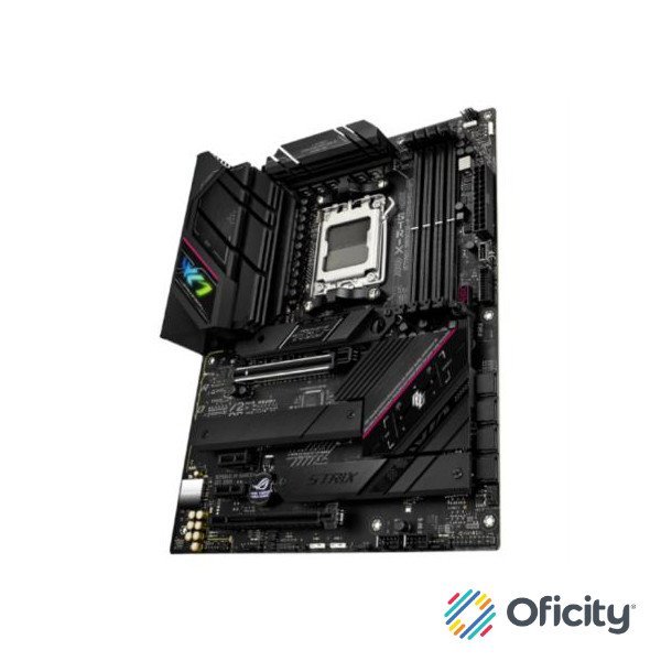 Tarjeta Madre Asus ROG Strix B650E-F Gaming WIFI 4xDDR5 128GB 6400Mhz PCIe 5.0 M.2 1xHDMI 1xDP S AM5 ATX Wi-Fi 6E BT