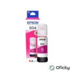 Tinta Epson Original T504 70ml EcoTank L4150/L4160 Color Magenta