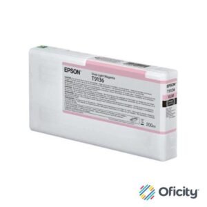 Tinta Epson UltraChrome HD 200ml Color Magenta Claro Vivo