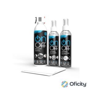 Kit Limpieza Silimex On Off Cleaner Incluye Removedor De Polvo Dos Limpiadores y Dos Microfibras