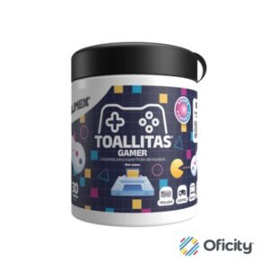 Toallas Húmedas Silimex con Aroma a Chicle para Equipos Gamer C/30 Pz